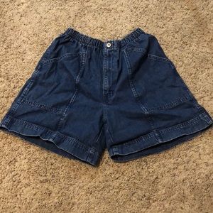 Denim shorts